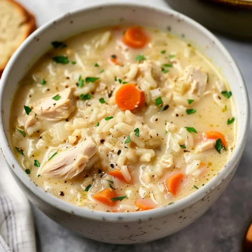 Creamy Chicken and Rice Soup