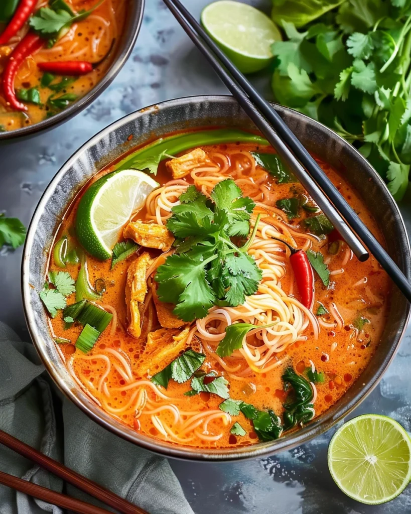 Thai Red Curry Noodle Soup