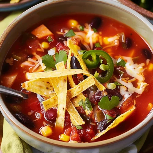 Vegetarian Tortilla Soup