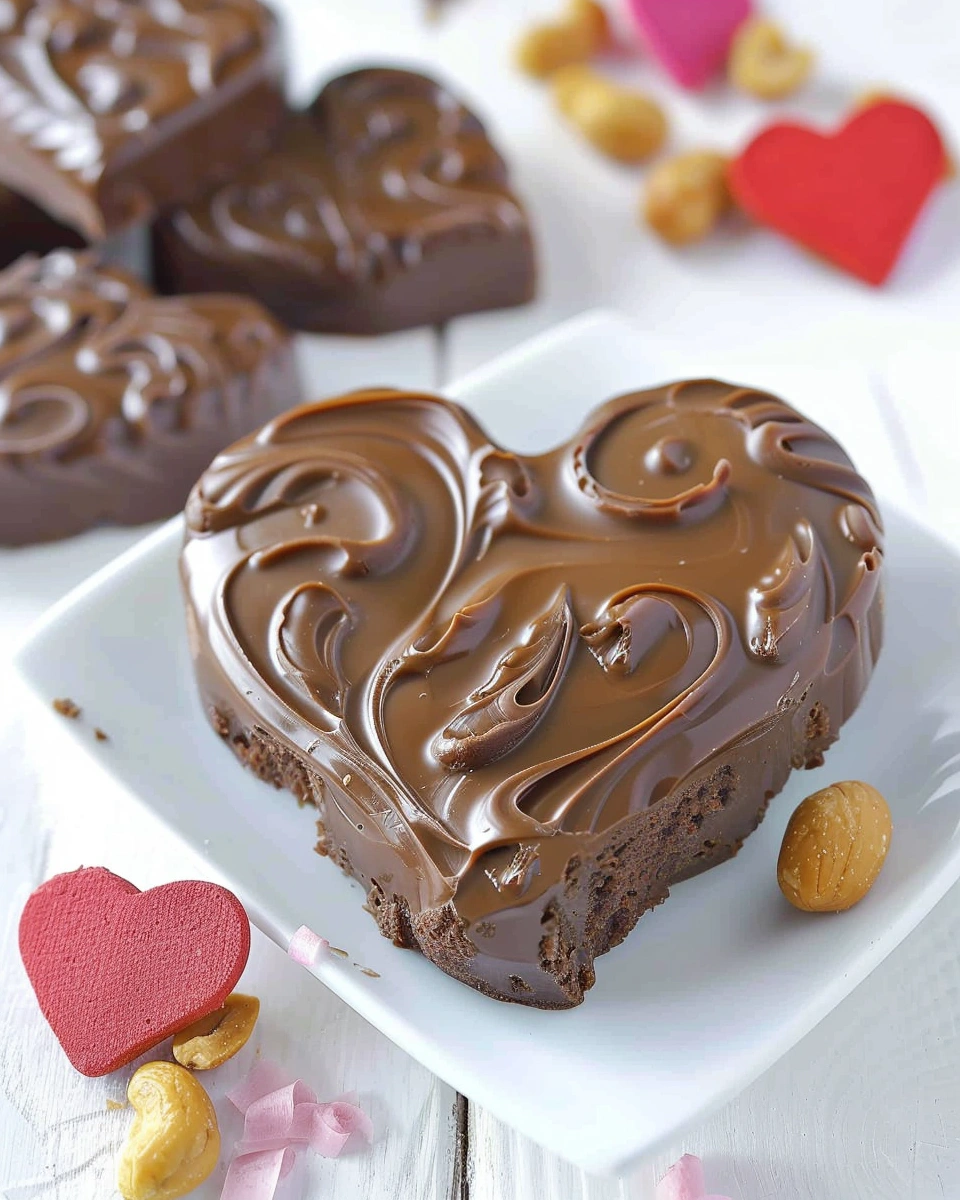 Chocolate Peanut Butter Heart