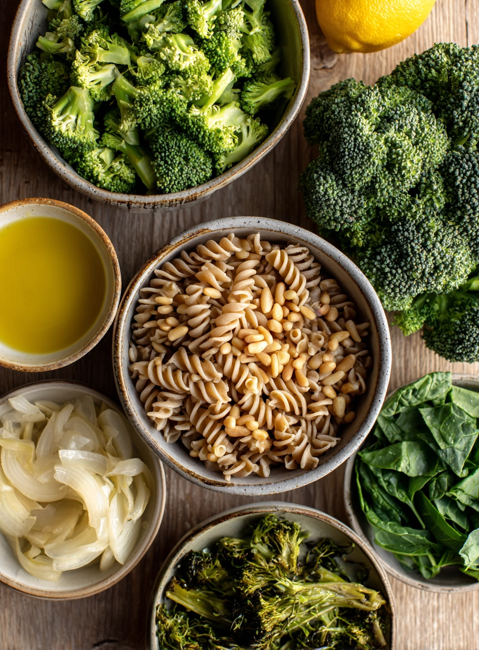 Creamy Vegan Pasta Ingredients