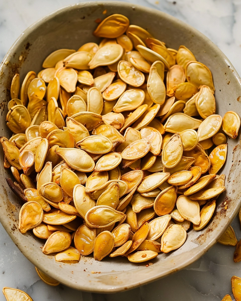 Roasted Winter Squash Seeds