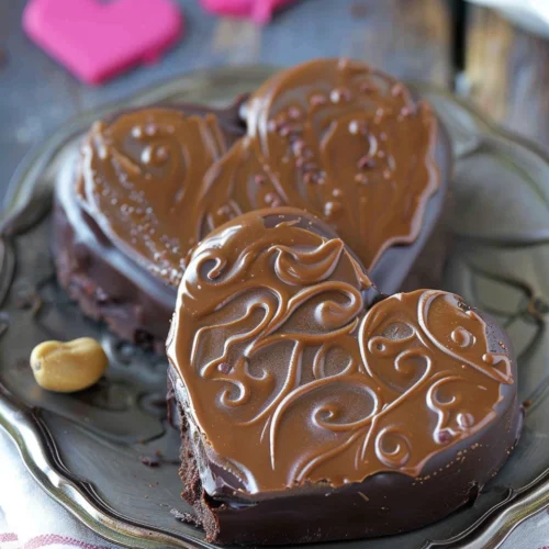 Chocolate Peanut Butter Heart