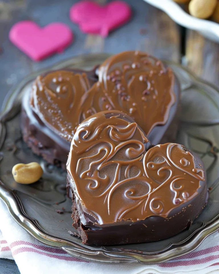 Chocolate Peanut Butter Heart