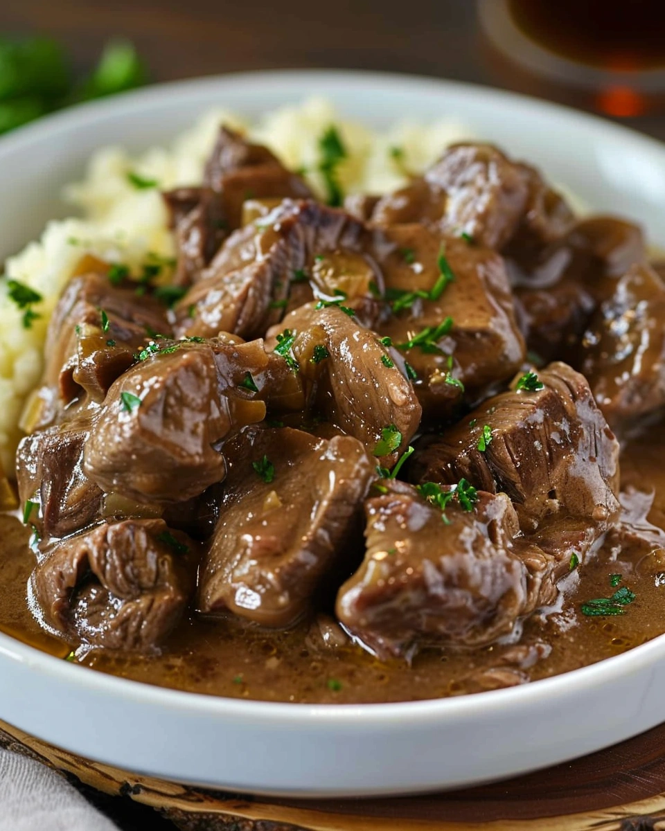 Crockpot Beef Tips