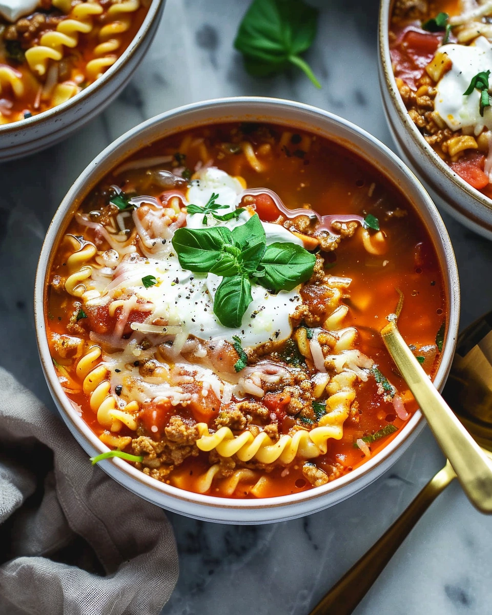 Lasagna Soup