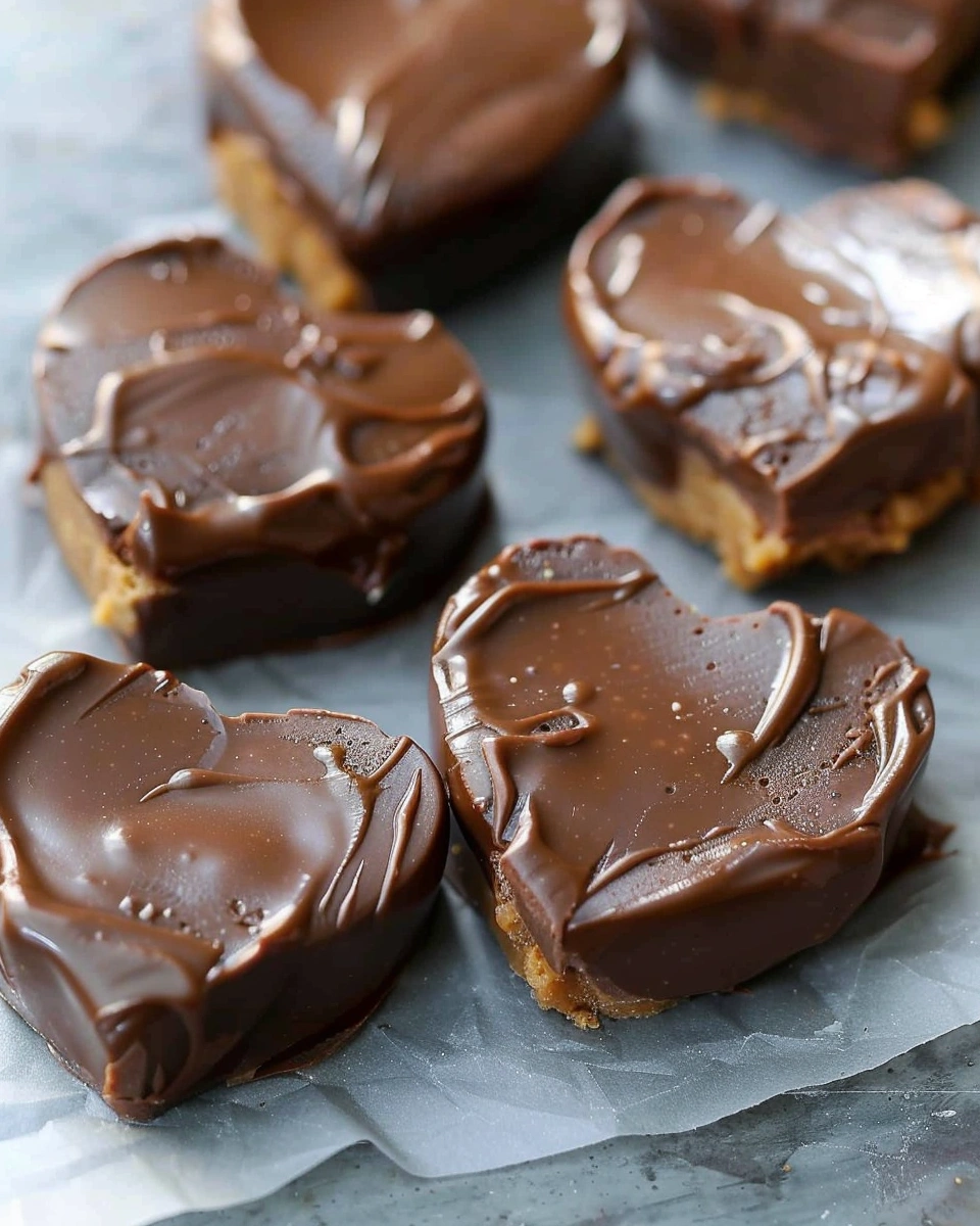 Chocolate Peanut Butter Heart