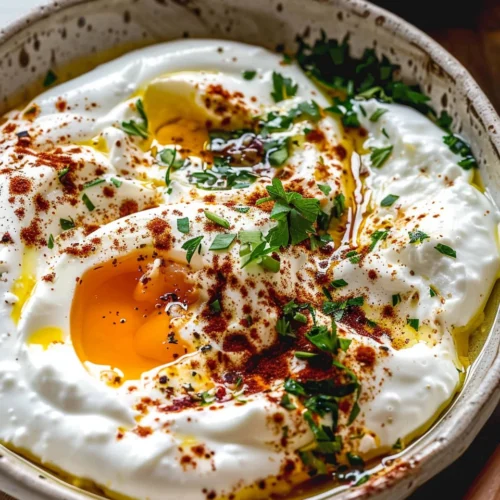 Cilbir (Turkish Eggs in Yogurt)