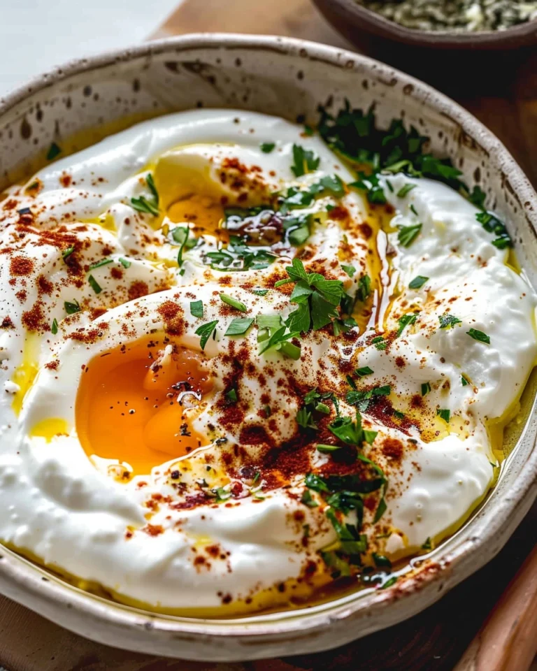 Cilbir (Turkish Eggs in Yogurt)