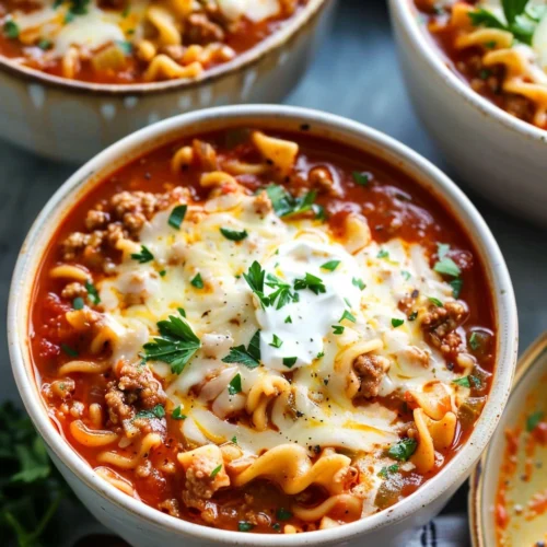 Lasagna Soup