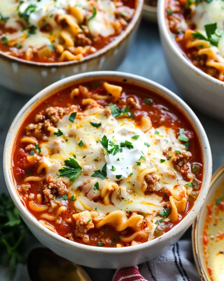 Lasagna Soup