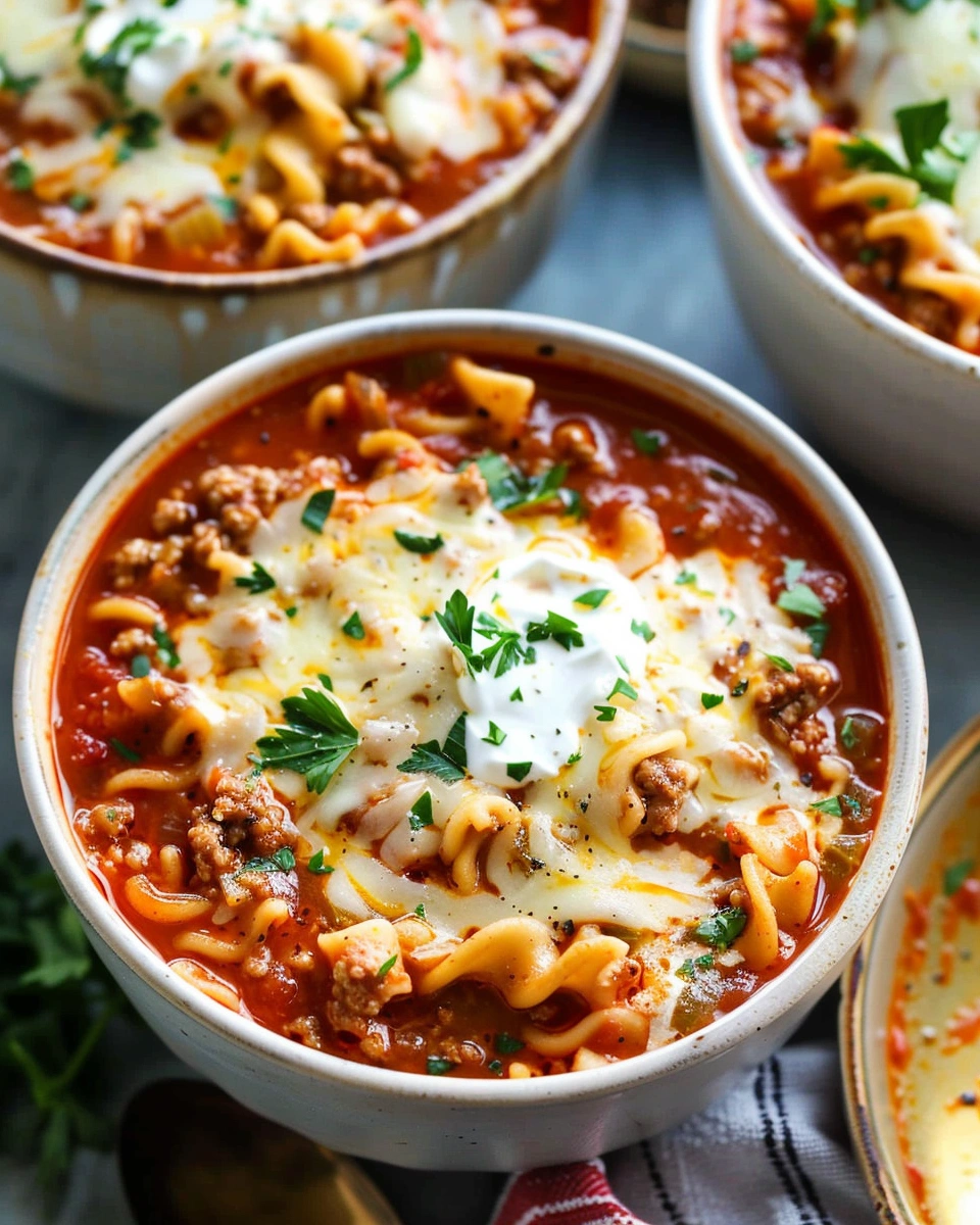 Lasagna Soup