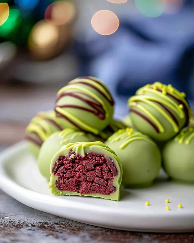 No-Bake Grinch Oreo Truffles Recipe