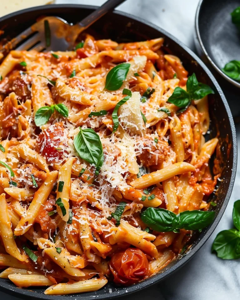 Creamy Tomato Garlic Pasta
