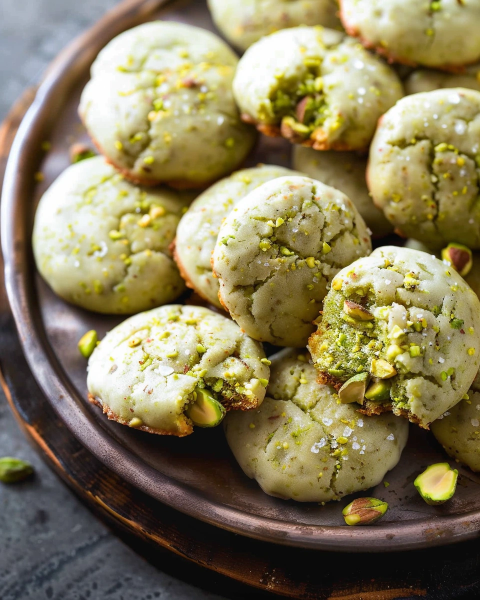 Pistachio Drop Cookies