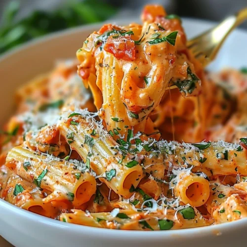 Creamy Tomato Garlic Pasta