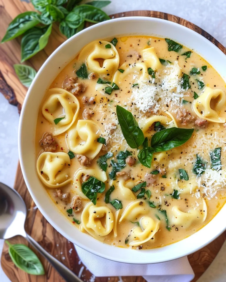 Creamy Tortellini Soup