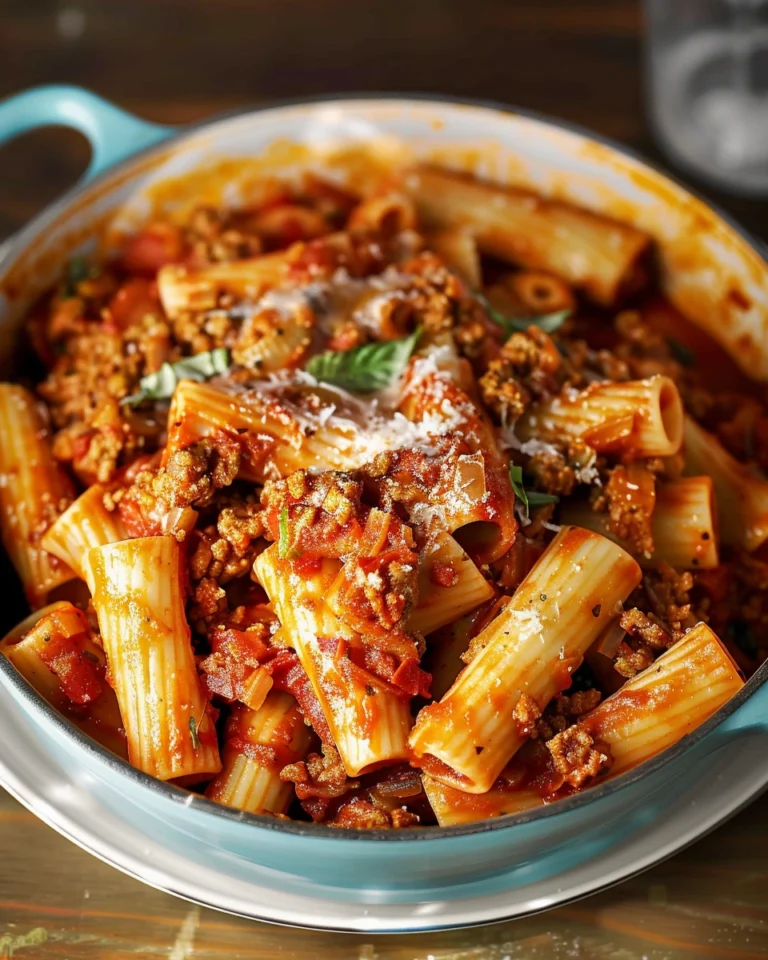 Rigatoni Bolognese