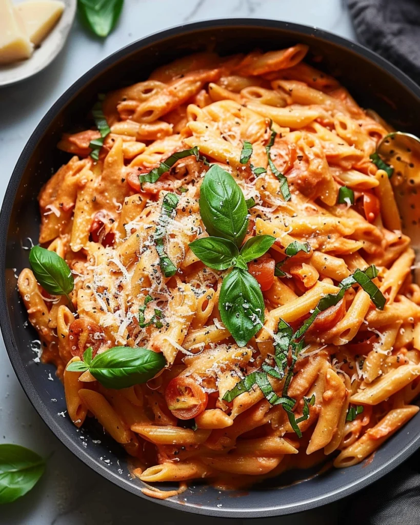 Creamy Tomato Garlic Pasta