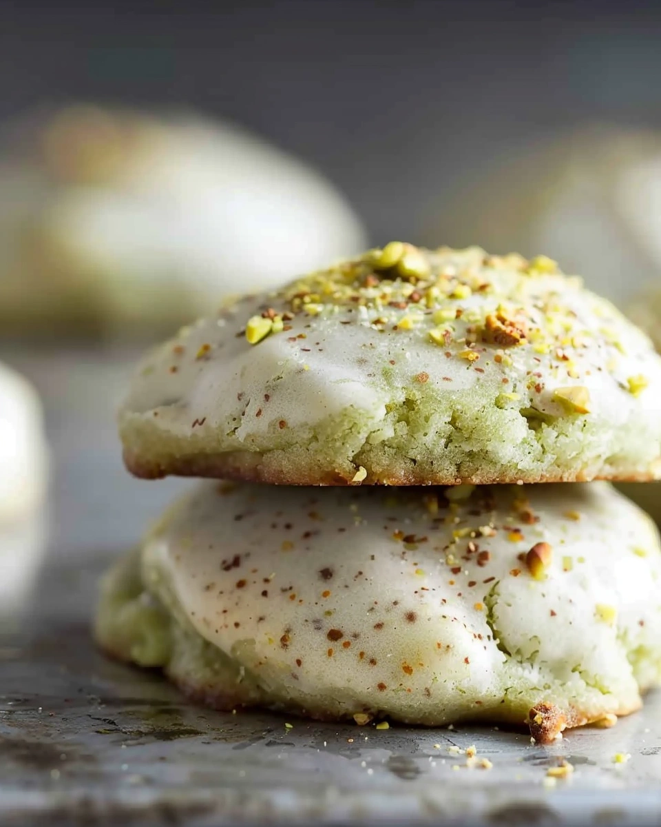 Pistachio Drop Cookies