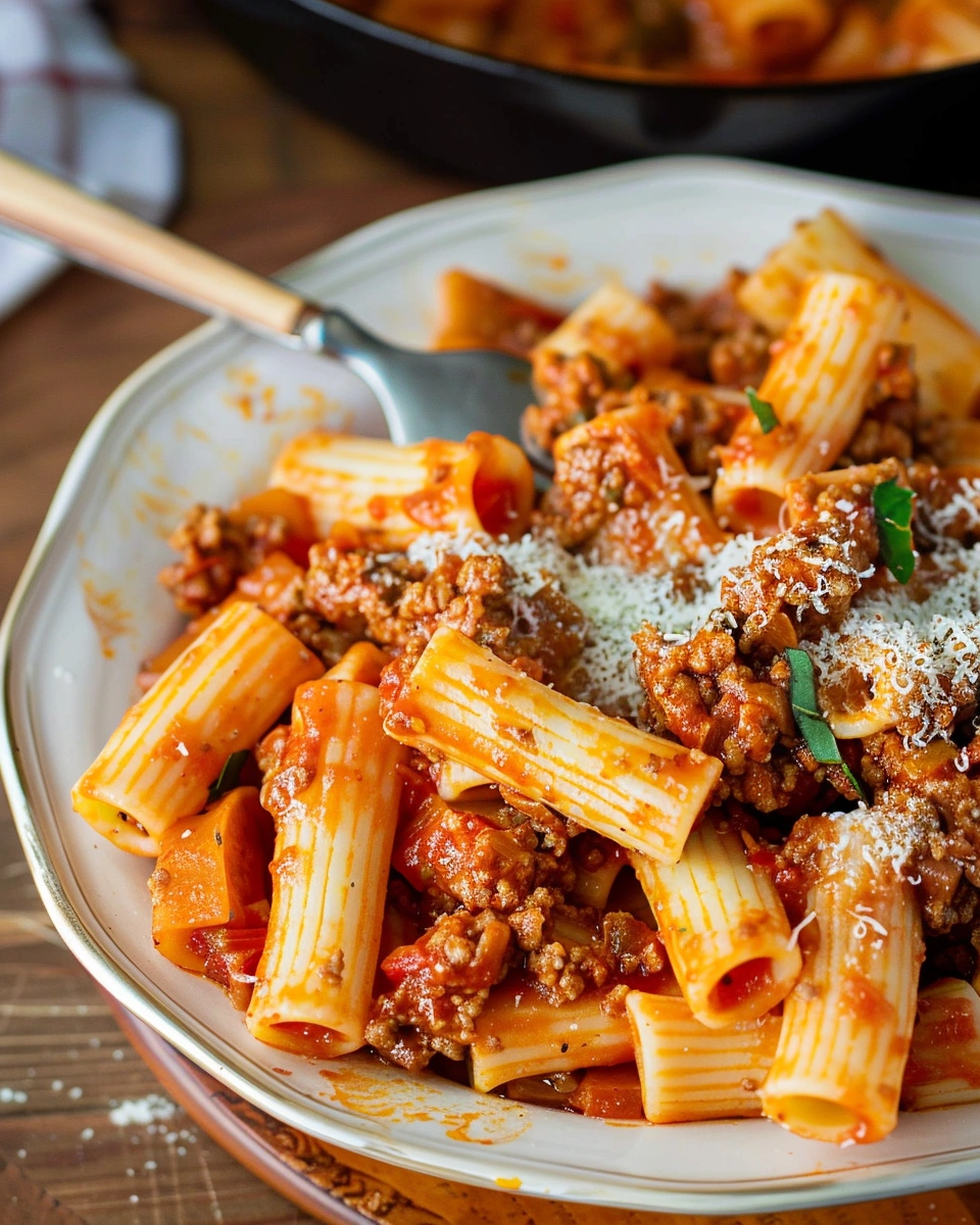Rigatoni Bolognese