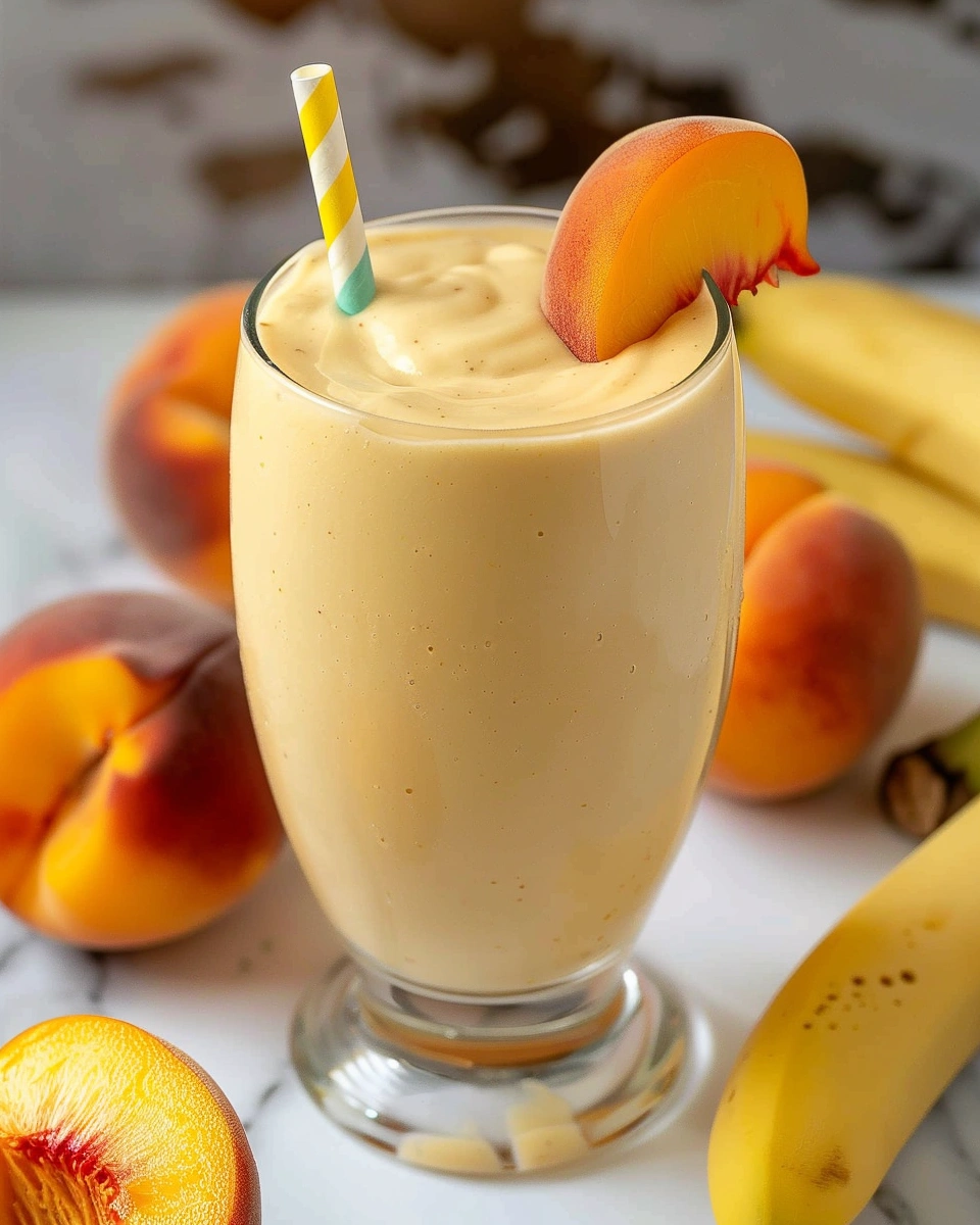 Banana Peach Smoothie