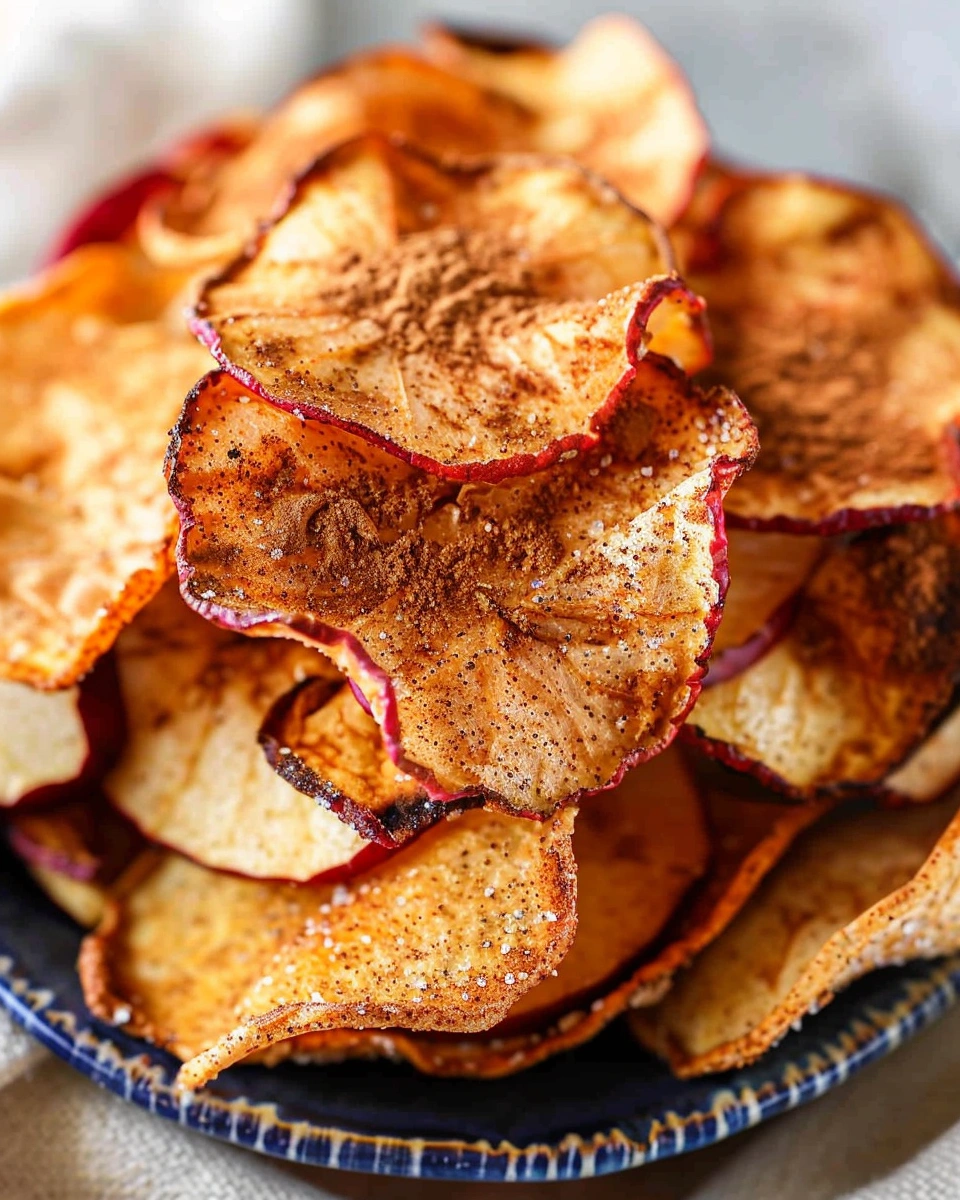 Air Fryer Cinnamon Apple Chips
