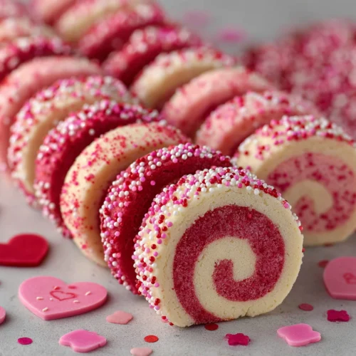 Pink Swirl Cookies