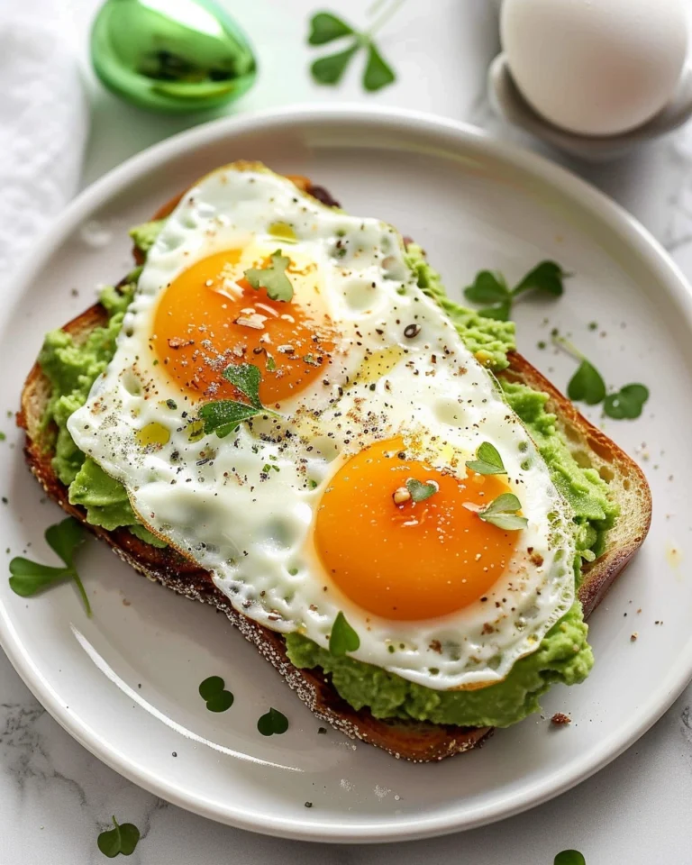 Healthy Green Spring Breakfast
