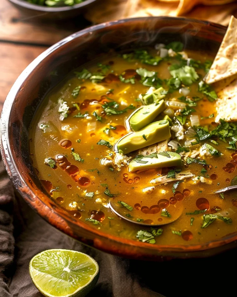 Salsa Verde Tortilla Soup