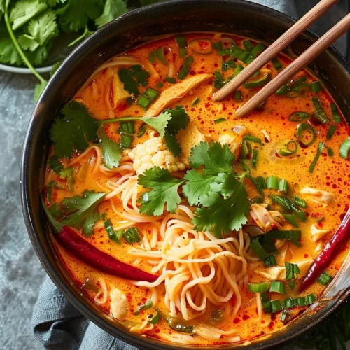 Thai Red Curry Noodle Soup