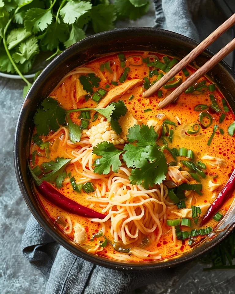Thai Red Curry Noodle Soup