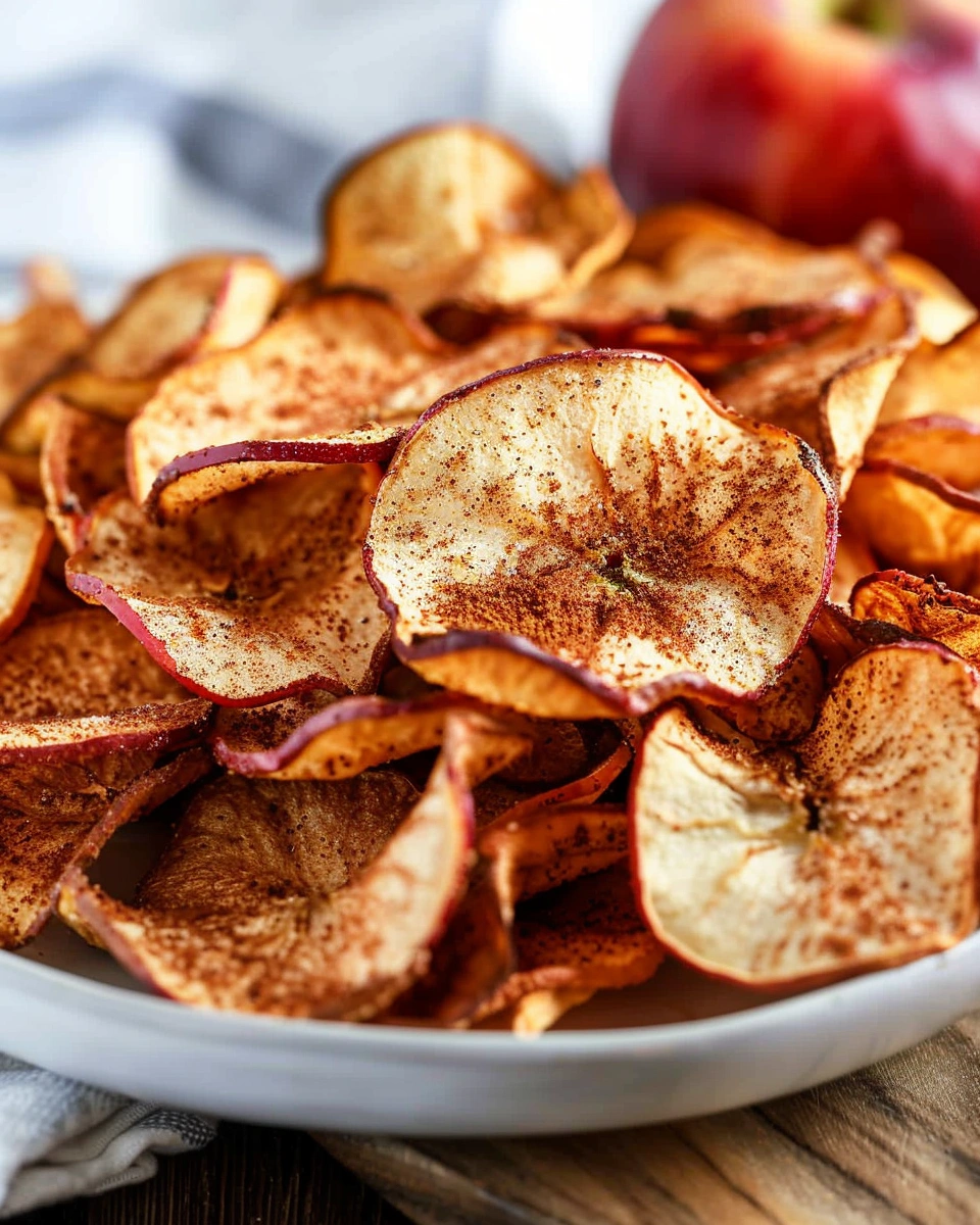 Air Fryer Cinnamon Apple Chips