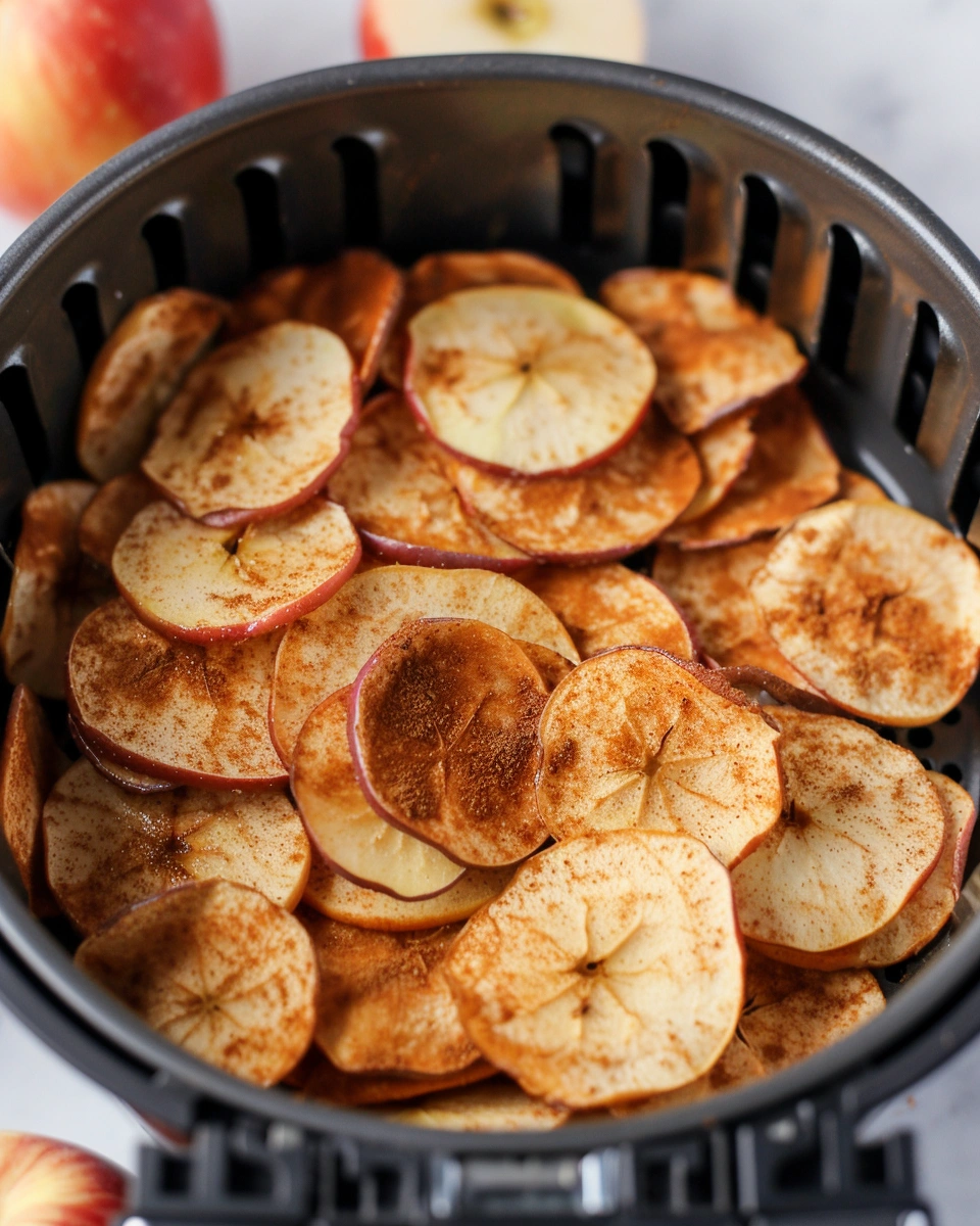 Air Fryer Cinnamon Apple Chips