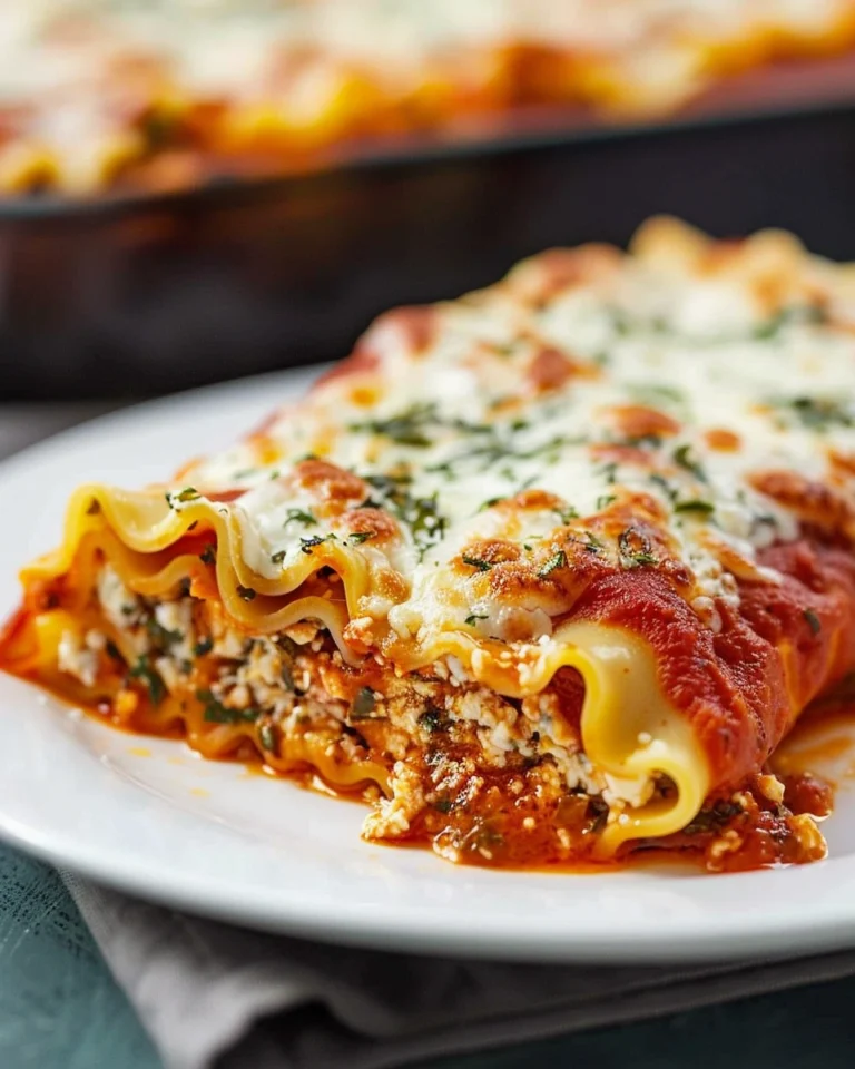 Skinny Lasagna Rolls