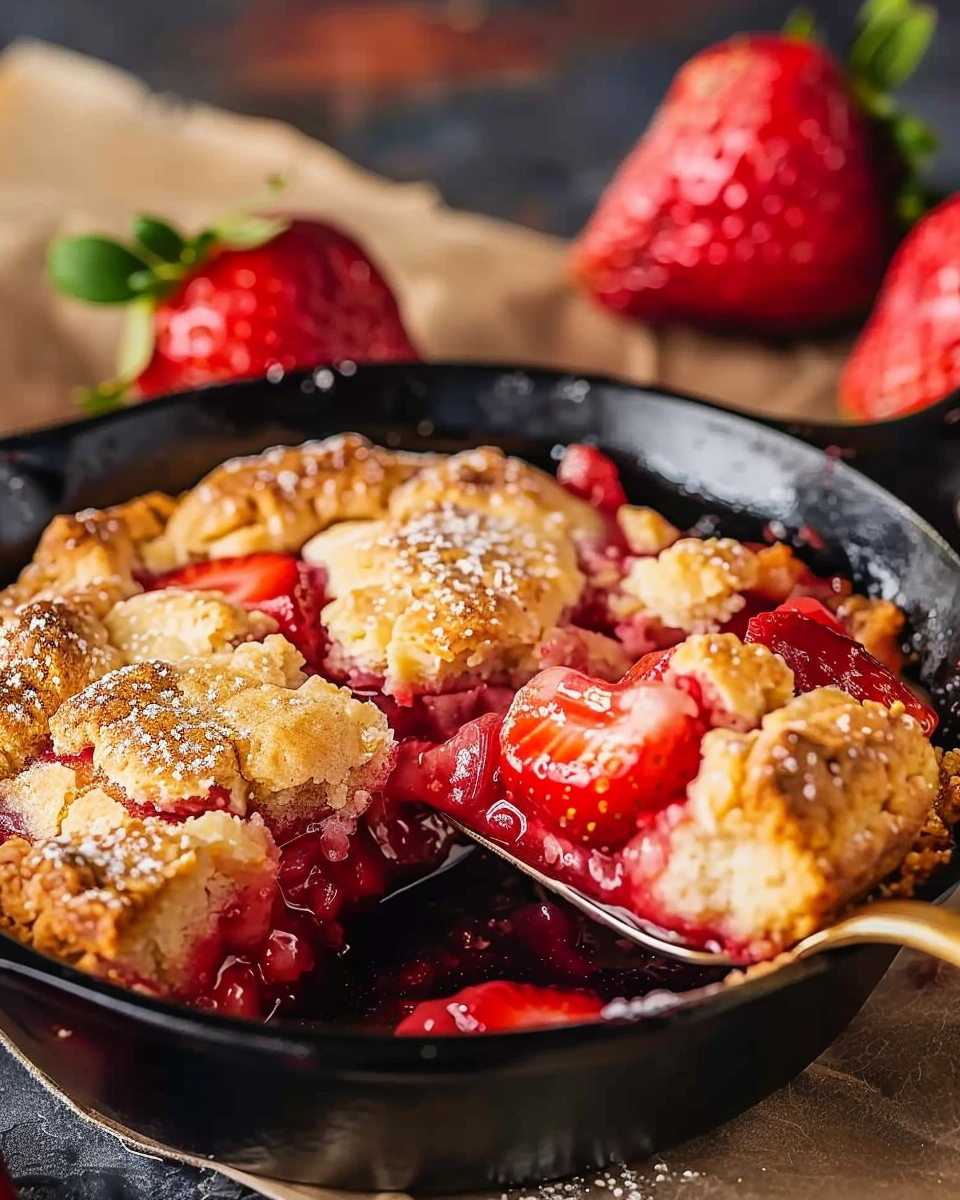 Strawberry Cobbler