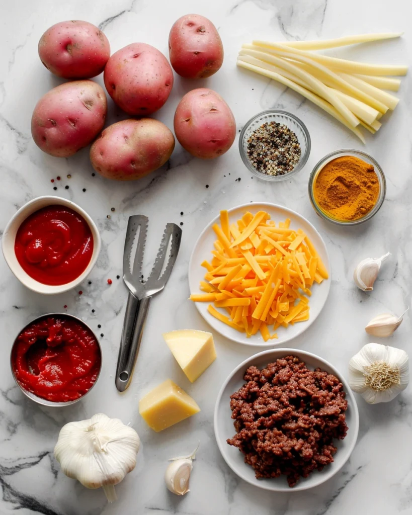 Ground Beef Potato Casserole Ingredients