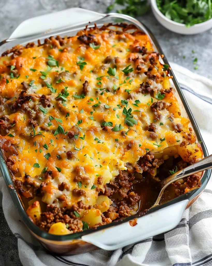 Ground Beef Potato Casserole
