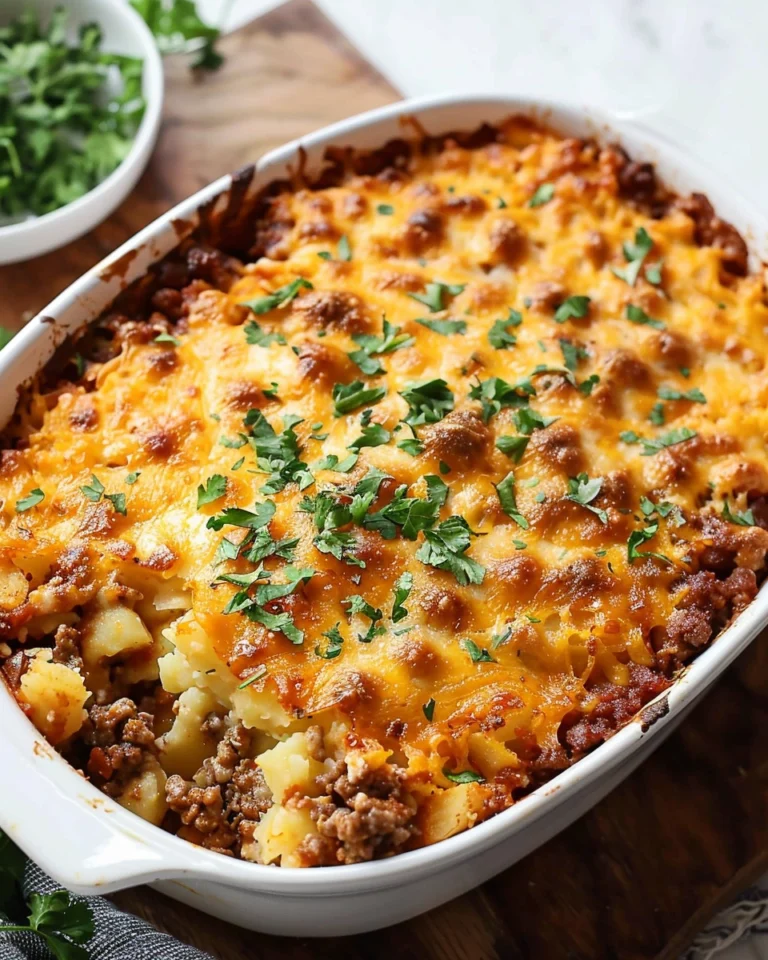 Ground Beef Potato Casserole