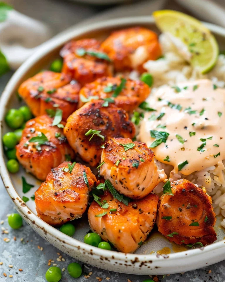 Air Fryer Salmon Bites