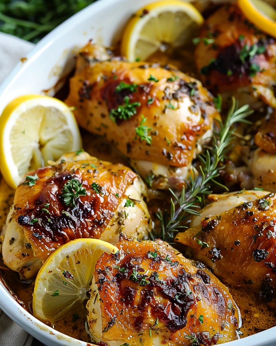 Baked Lemon Butter Chicken