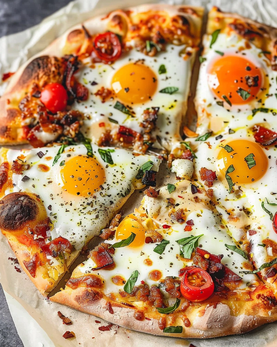 Healthy Breakfast Pizza