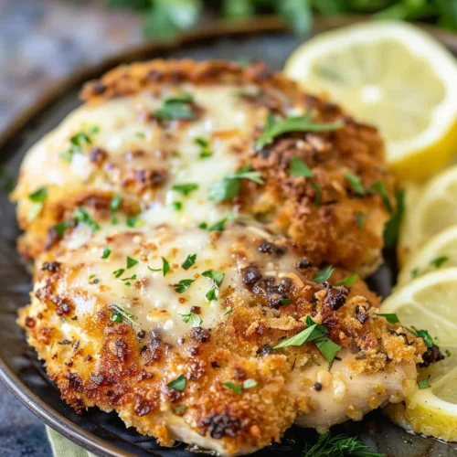 Longhorn Garlic Parmesan Crusted Chicken