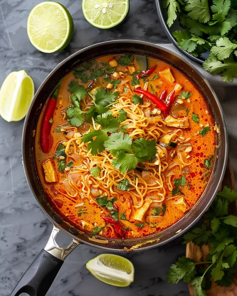 Thai Red Curry Noodle Soup