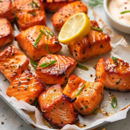 Air Fryer Salmon Bites