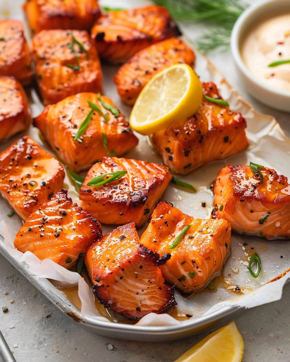 Air Fryer Salmon Bites