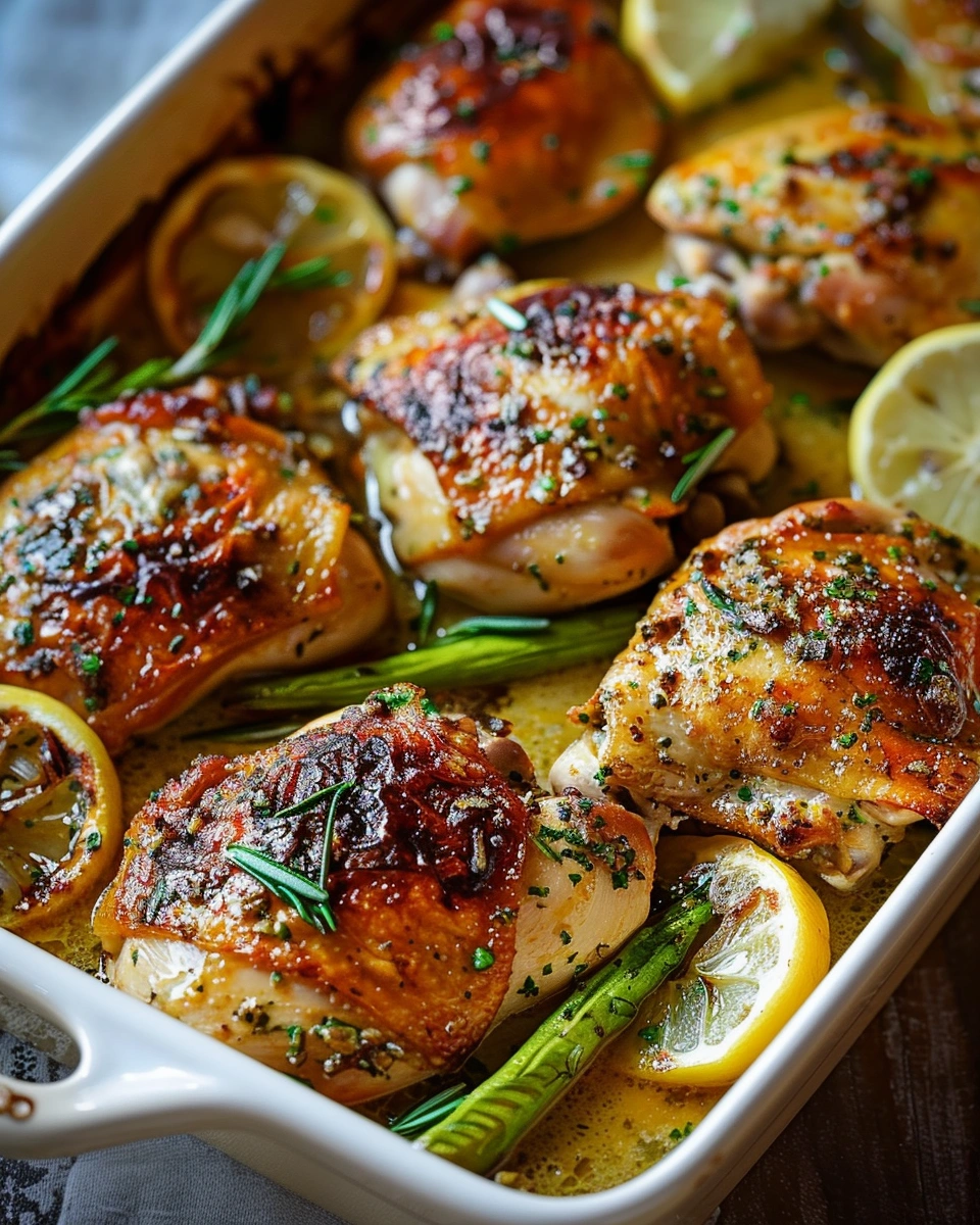 Baked Lemon Butter Chicken