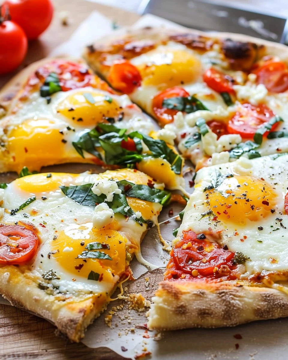Healthy Breakfast Pizza