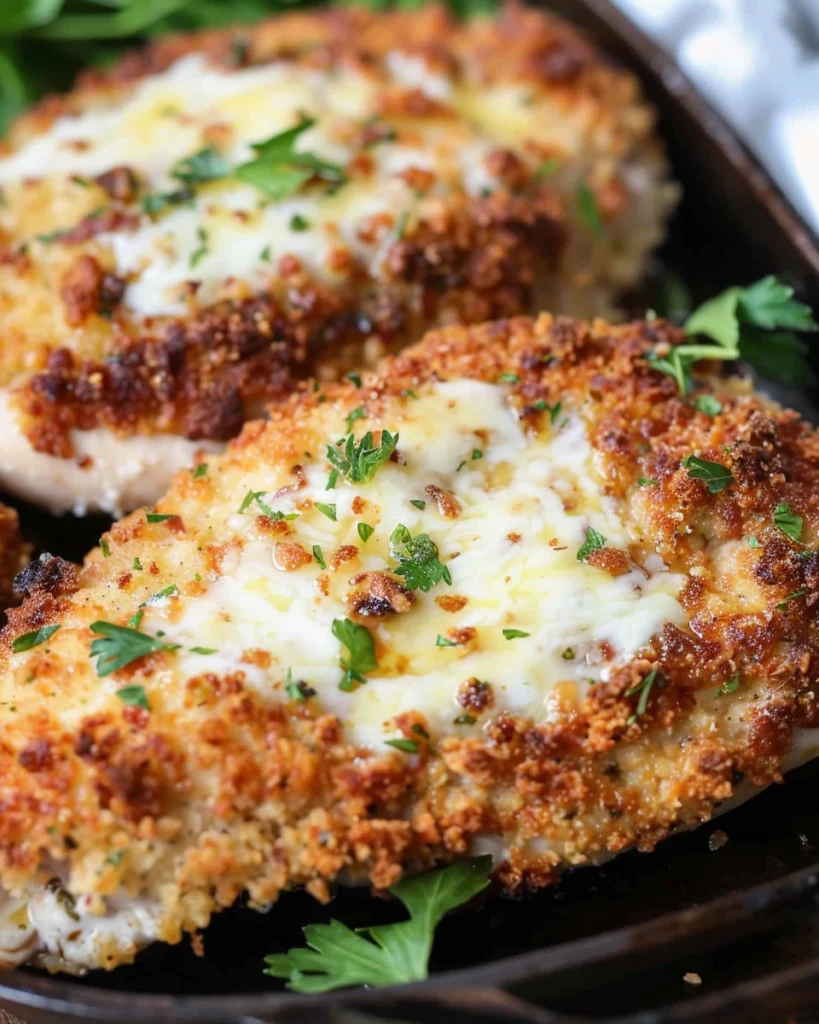 Longhorn Garlic Parmesan Crusted Chicken