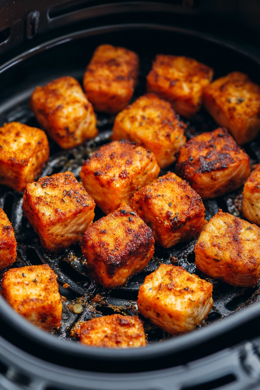 Air Fryer Salmon Bites